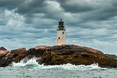 Storm Clouds Around Old Moose Peak Lighthouse